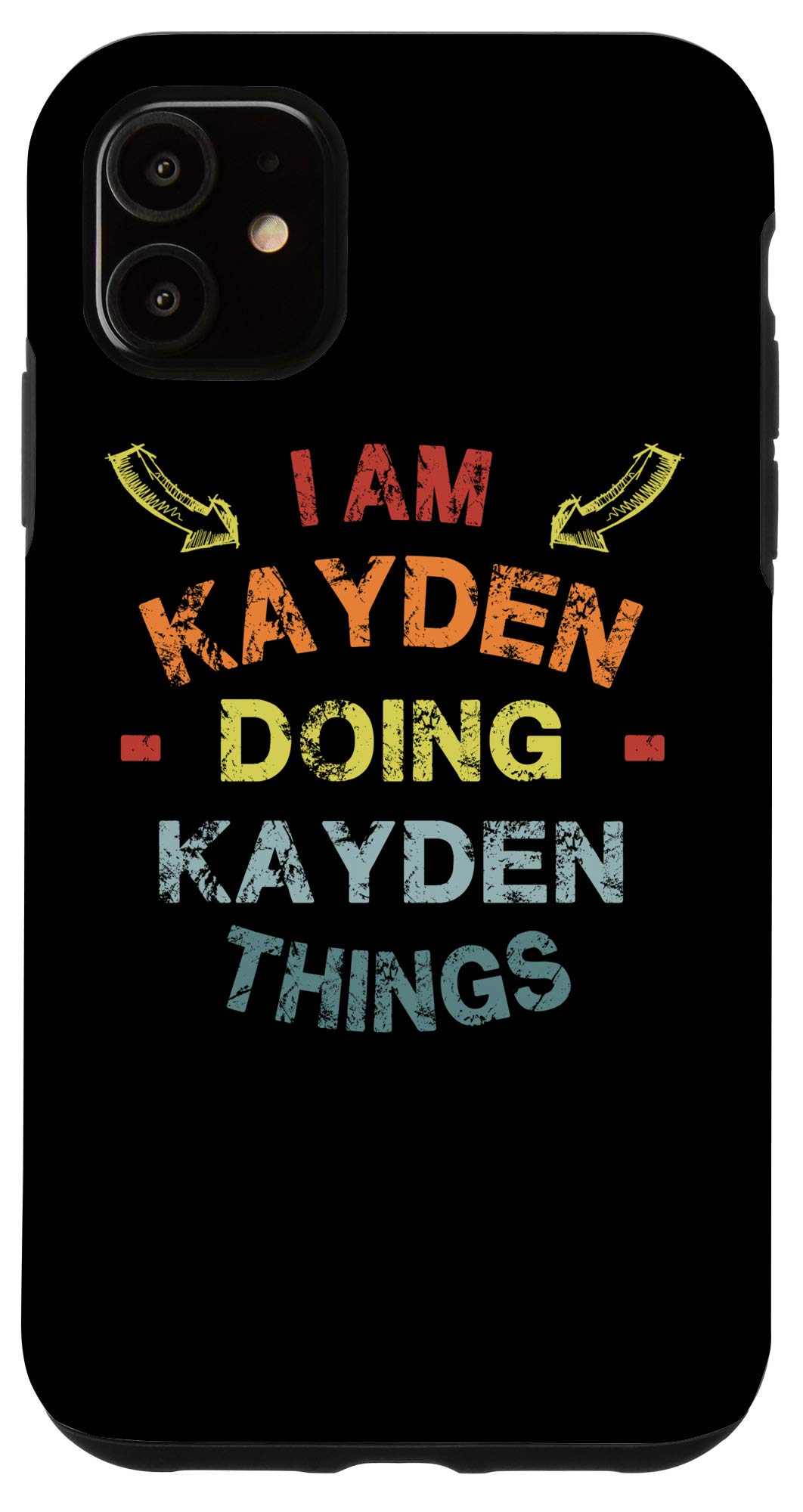 iPhone 11 Case - Funny 'I'm Kayden Doing Kayden Things' Design - Perfect Christmas Gift for Teens & Friends - Durable Protective Cover for Everyday Use & Holiday Gifting