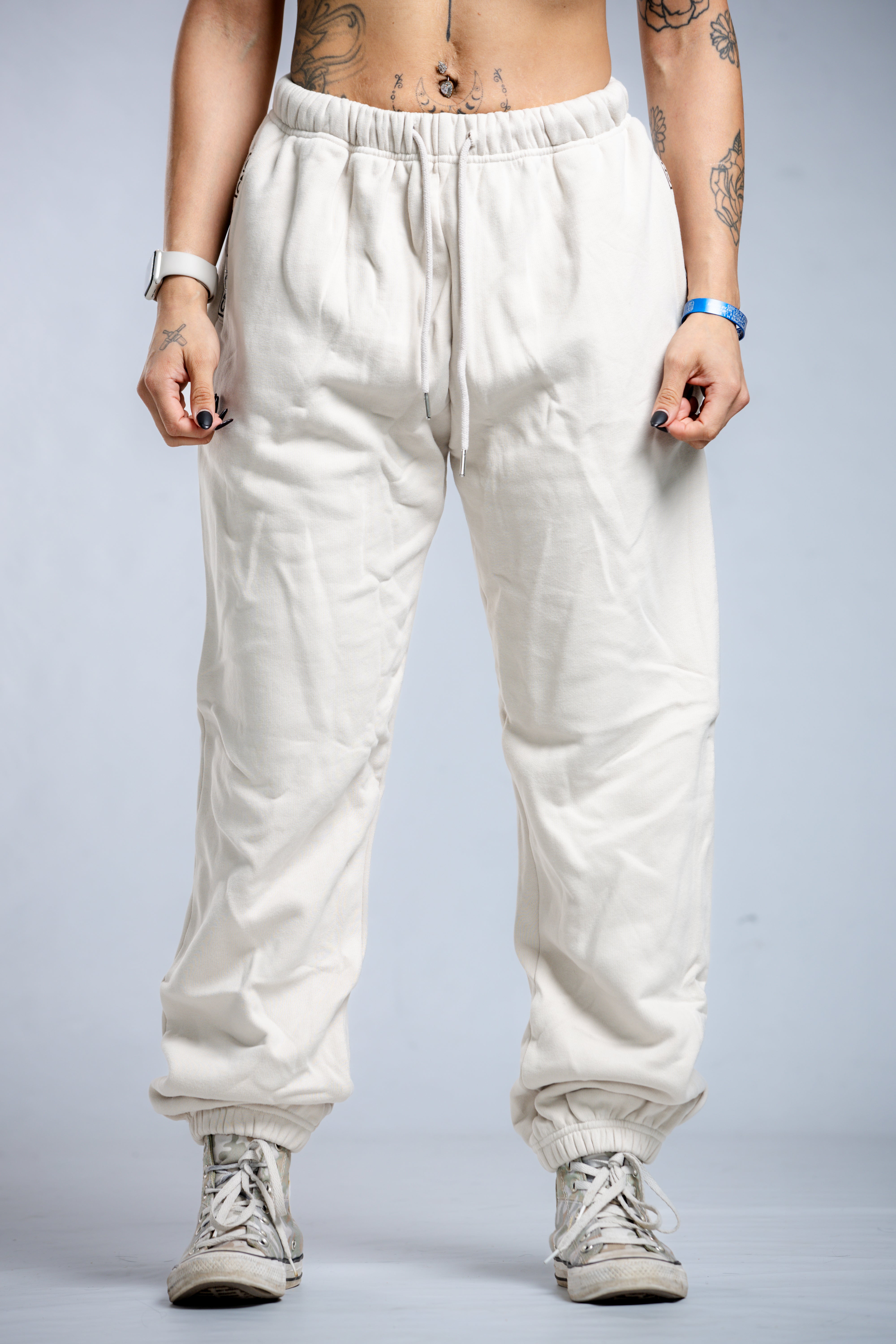 Comfortable Boyfriend Sweatpants for Women | Soft Lounge Pants in Desert Sand Color | Perfect for Relaxing at Home, Yoga, and Casual Outfits