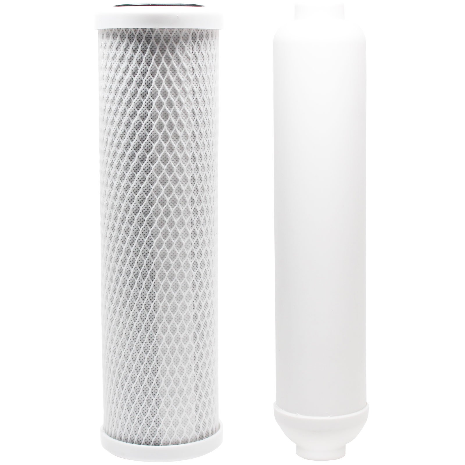 12-Pack Replacement Filter Kit for PJD PJD 5000 RO Water Filtration System - Includes Carbon Block Filter & Inline Filter Cartridge - Denali Pure Brand - Perfect for Home & Office Water Purification