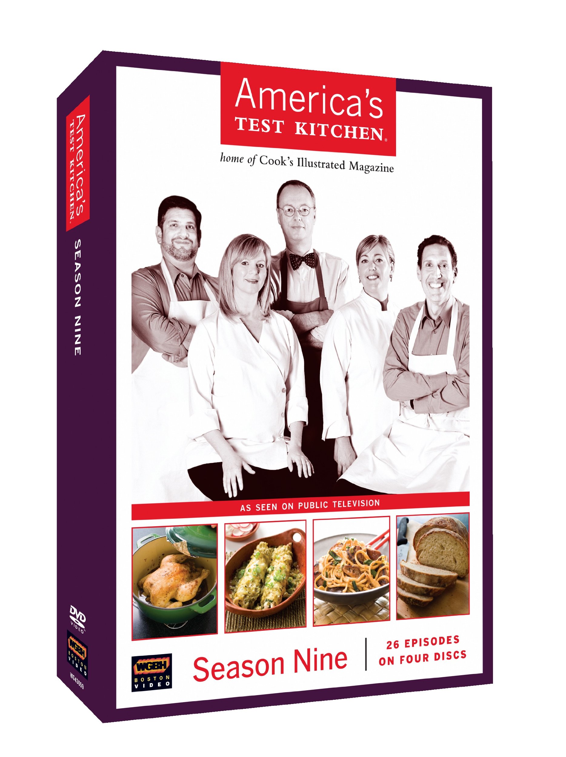 America's Test Kitchen Season 9 DVD | Cooking Show Collection | Perfect for Home Chefs & Food Enthusiasts | Great Gift for Holiday Gatherings & Family Movie Nights
