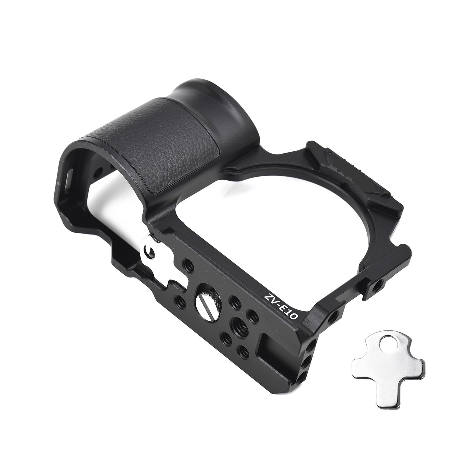 Professional Video Camera Cage with Cold Shoe Mounts & Multiple 1/4