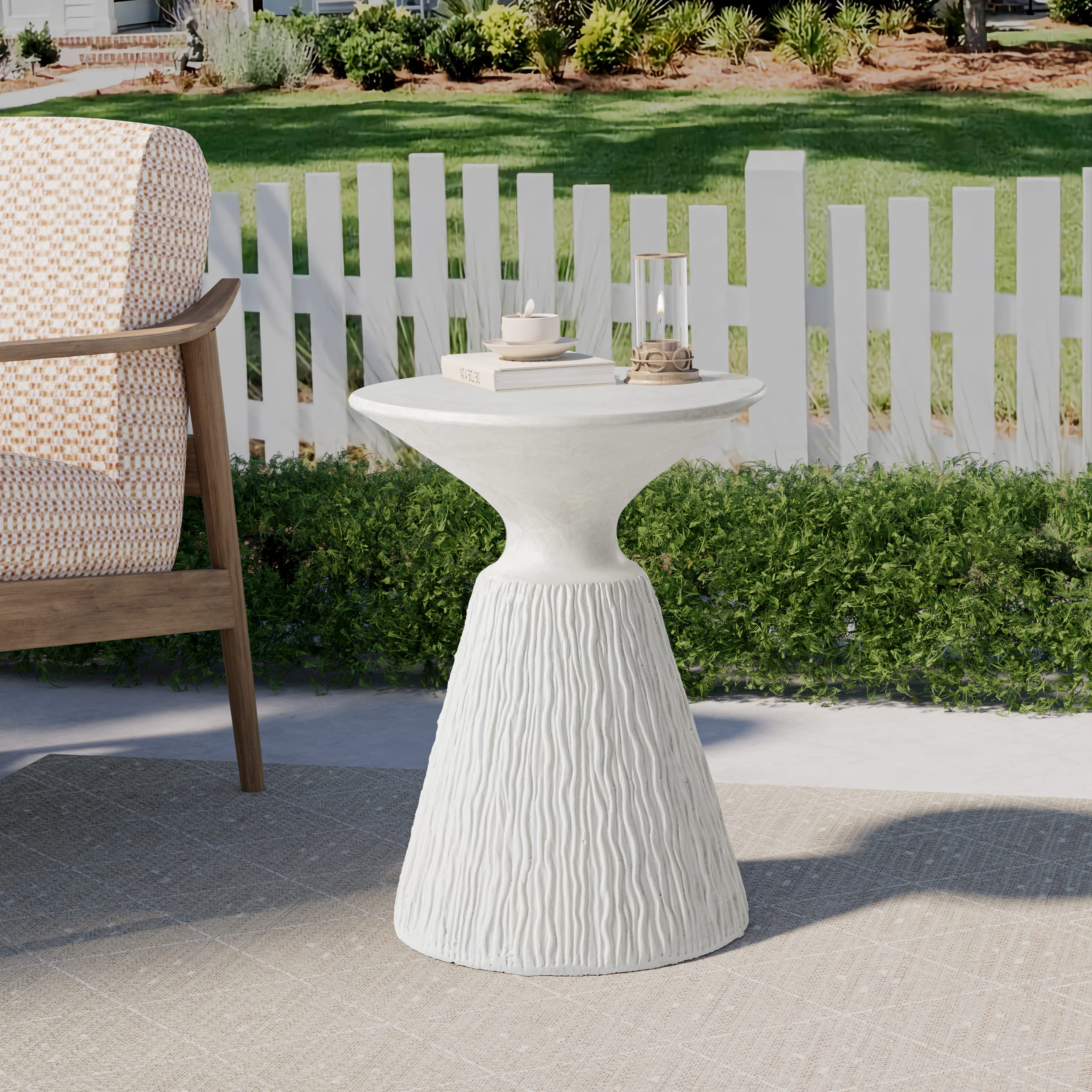 Lightweight Outdoor Side Table - 15