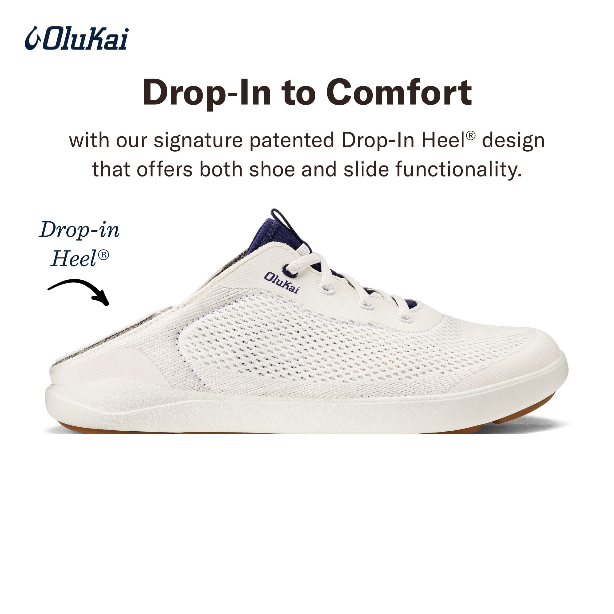 OLUKAI Men's Moku Pae Boat Shoes - Comfortable & Durable Leather Deck Shoes for Men | Perfect for Sailing, Boating & Casual Wear