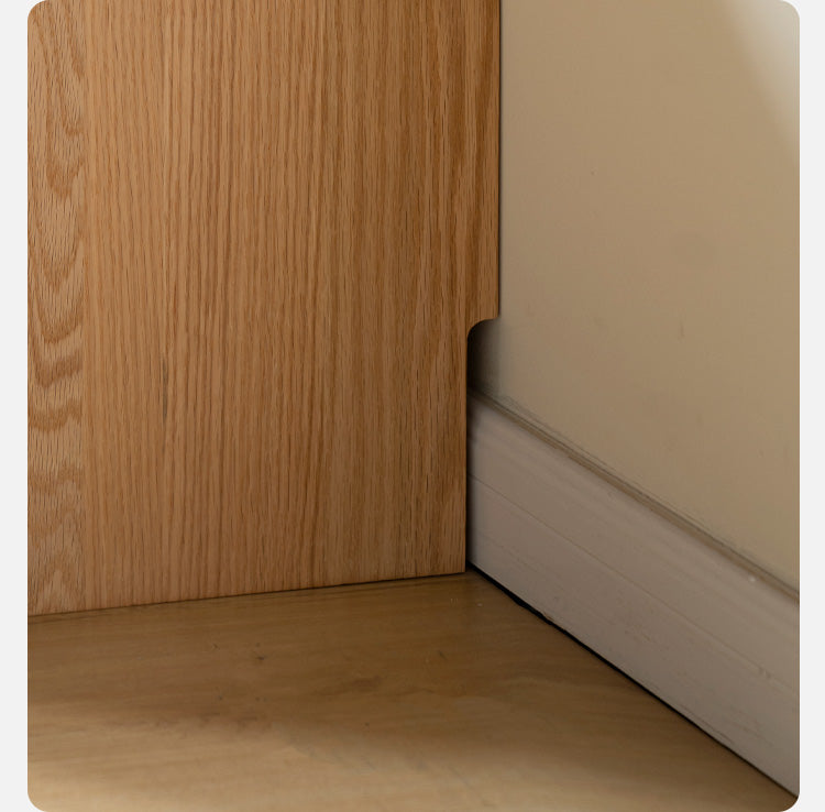 Solid Oak Wood Nightstand - Sturdy & Elegant Bedside Table for Bedroom, Living Room, or Office - Perfect for Storage & Décor