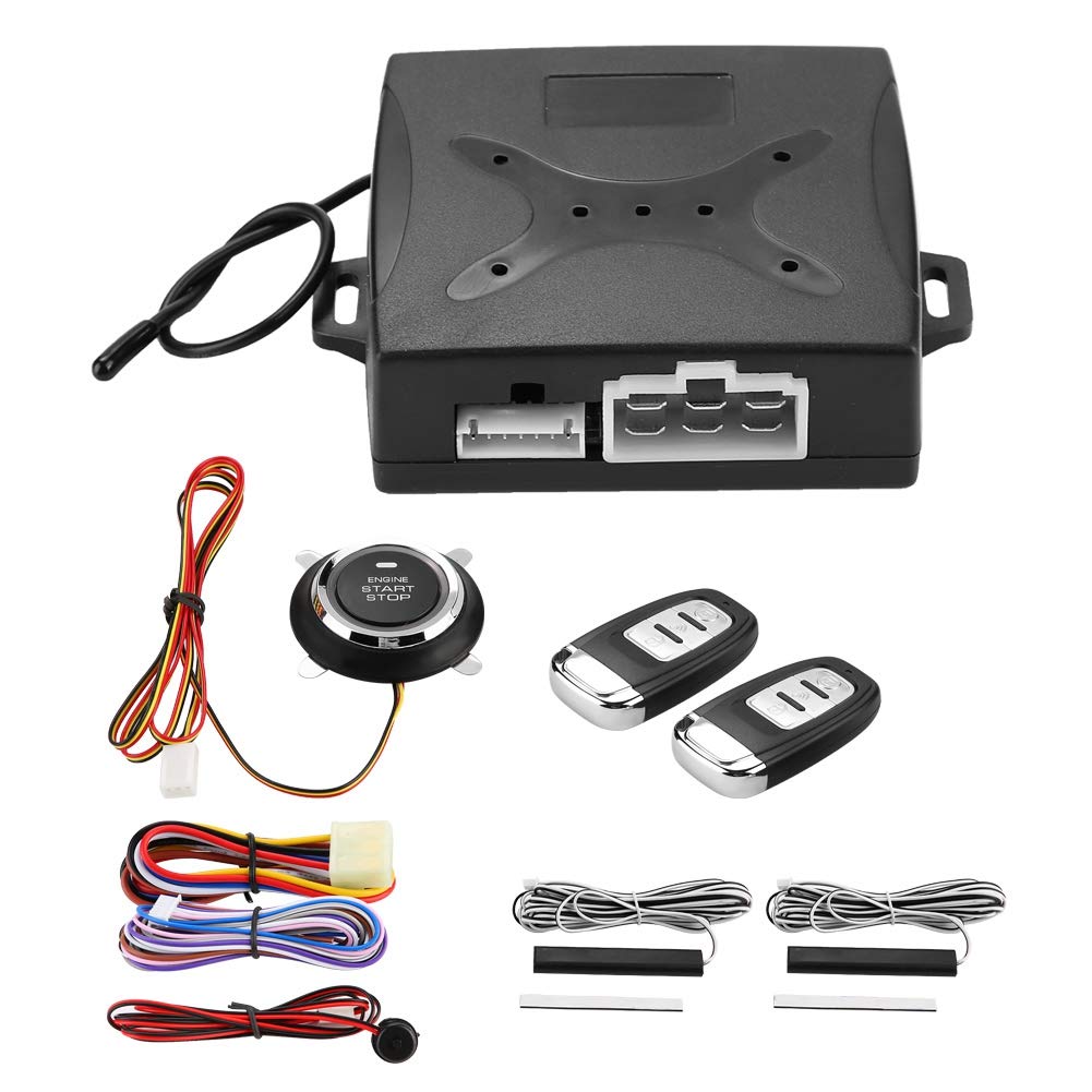 Universal Car Security Alarm System with Keyless Entry & Remote Start - Anti-Theft Vehicle Protection for Cars, Trucks, SUVs - Perfect for Parking Lots, Nighttime Security & Engine Protection
