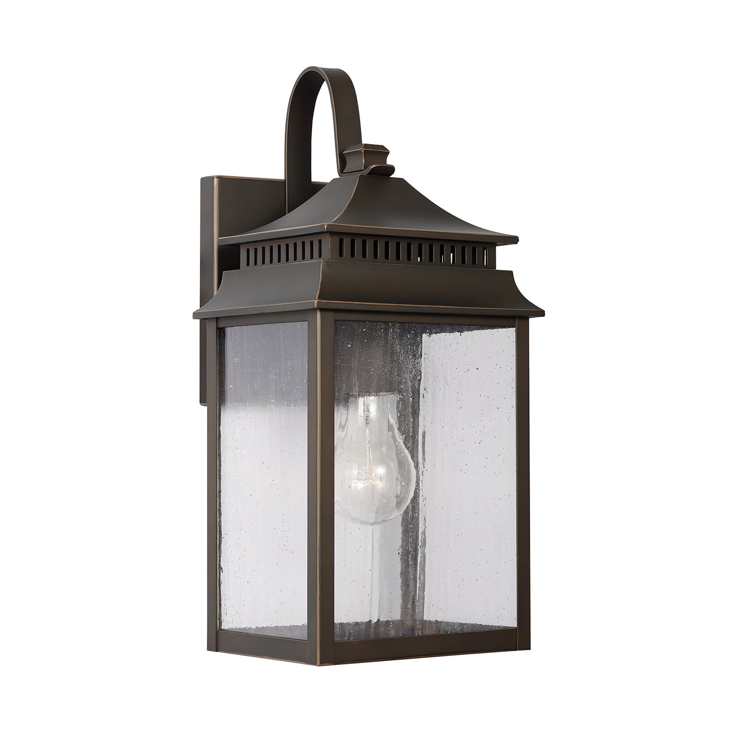 Capital Lighting One Light Outdoor Wall Lantern - Weatherproof Exterior Sconce for Porch, Patio, Garden & Entryway Lighting