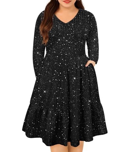 55-glitter Black