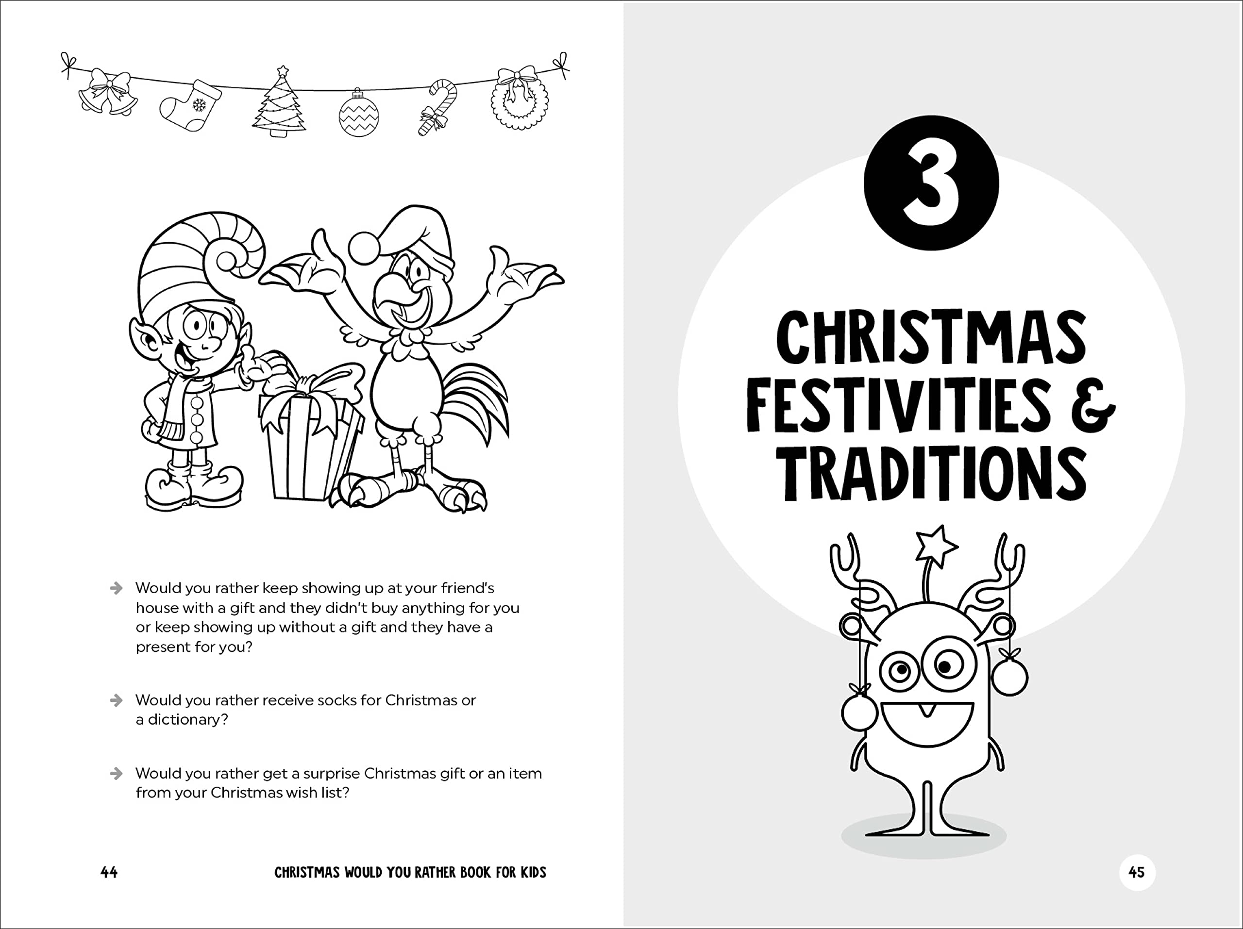 Christmas Would You Rather Book for Kids Ages 6-12 | Fun Holiday Joke Game & Stocking Stuffer Gift | Christmas Activities for Family Game Night & Classroom Parties