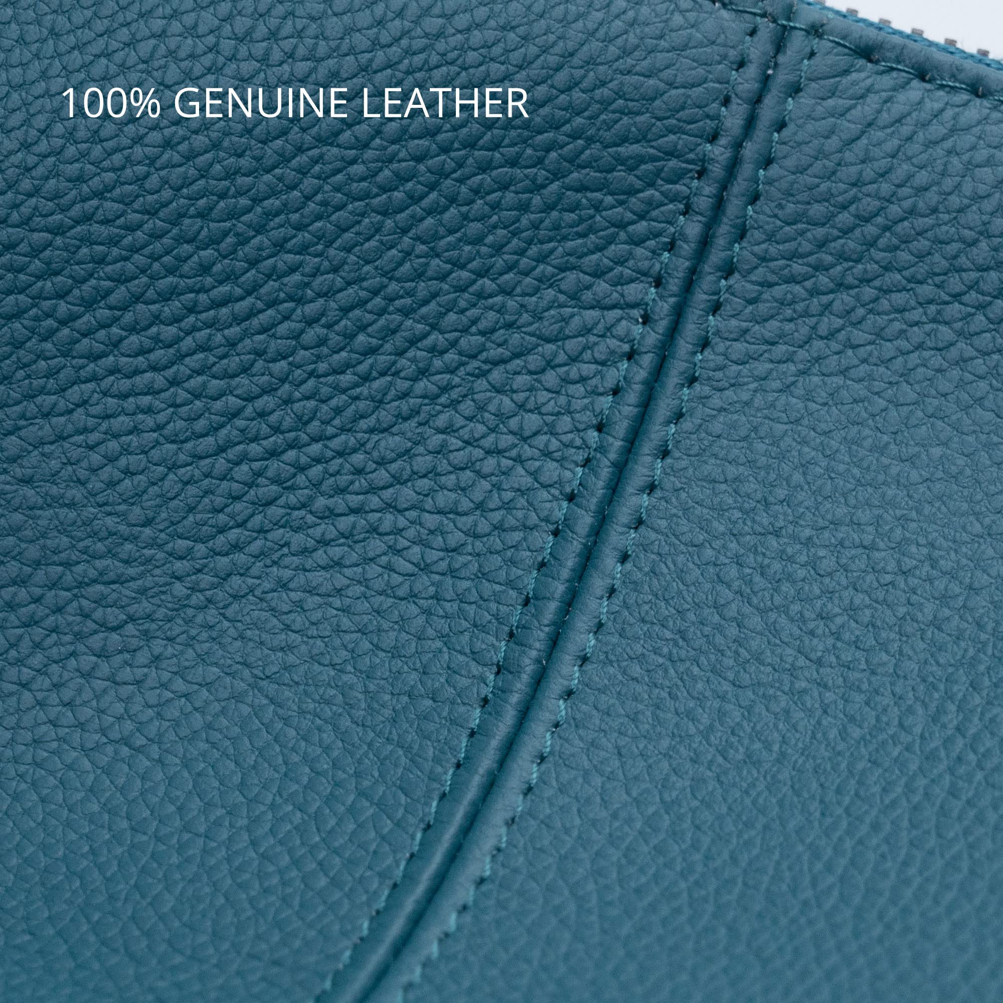 Bveyzi Genuine Leather Wristlet Purse for Women - Elegant Envelope Clutch Wallet & Small Crossbody Bag - Perfect for Evening Parties, Weddings, and Formal Events