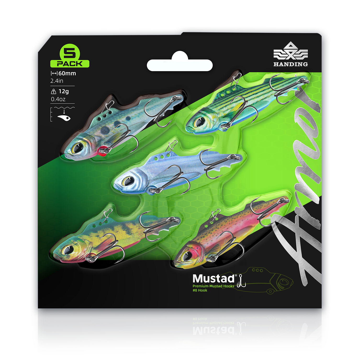 Handing Armor Blade Bait - Premium Fishing Lure for Bass, Trout & Walleye - Ideal for Freshwater & Saltwater Fishing Adventures