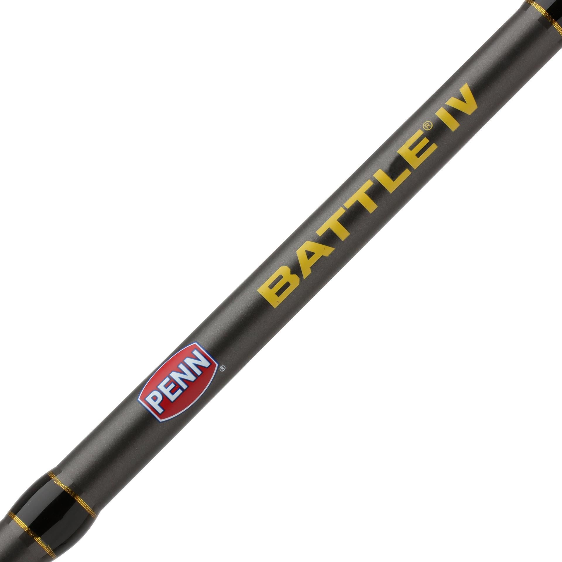 Battle IV Spinning Rod and Reel Combo - Premium Fishing Gear for Freshwater & Saltwater Anglers - Perfect for Bass, Trout, and Walleye Fishing