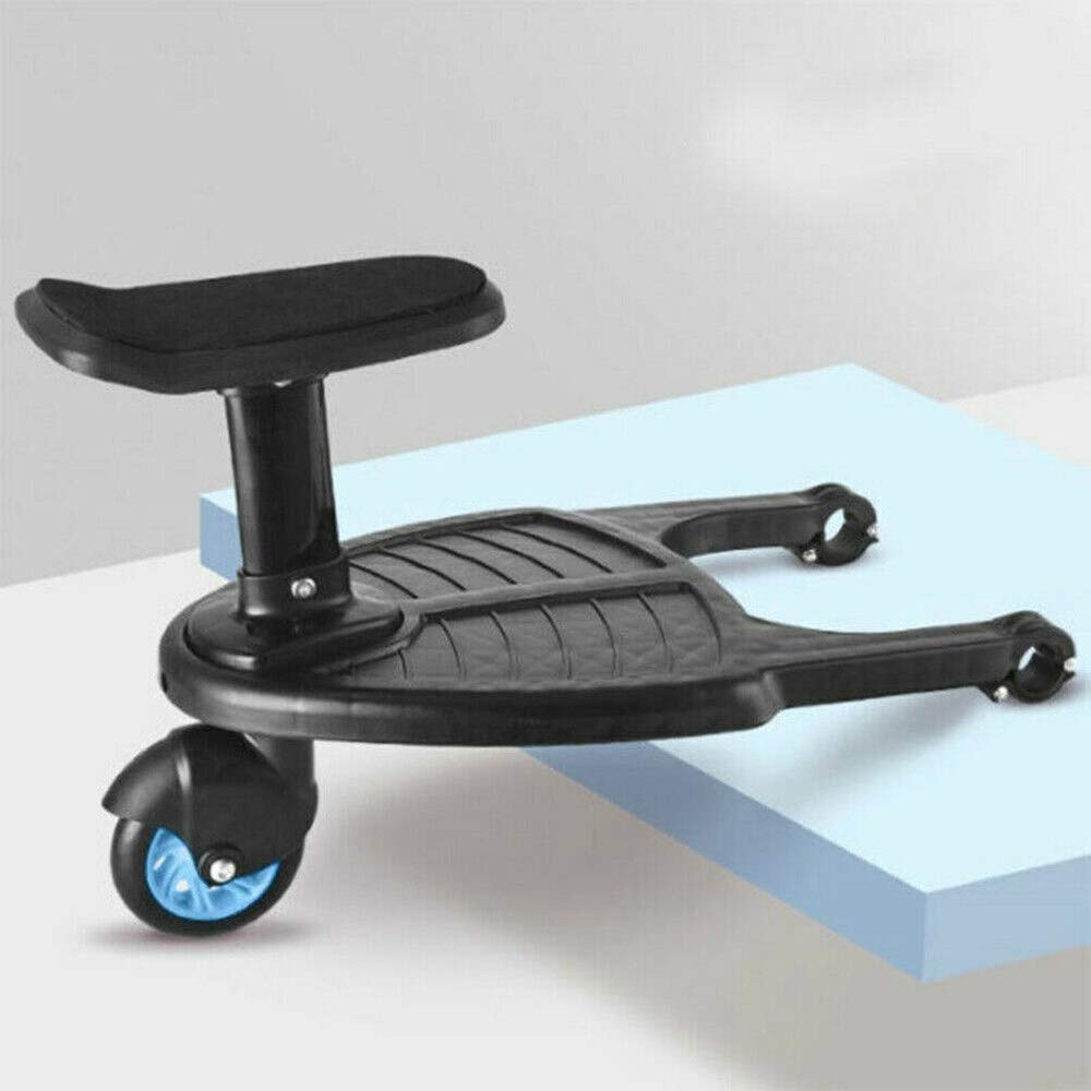 LNLN Baby Jogger Glider Board - Universal Stroller Accessory for Twins & Second Child, Standing Platform & Seat Attachment - Blue | Perfect for Active Parents with Multiple Kids on Walks & Shopping Trips