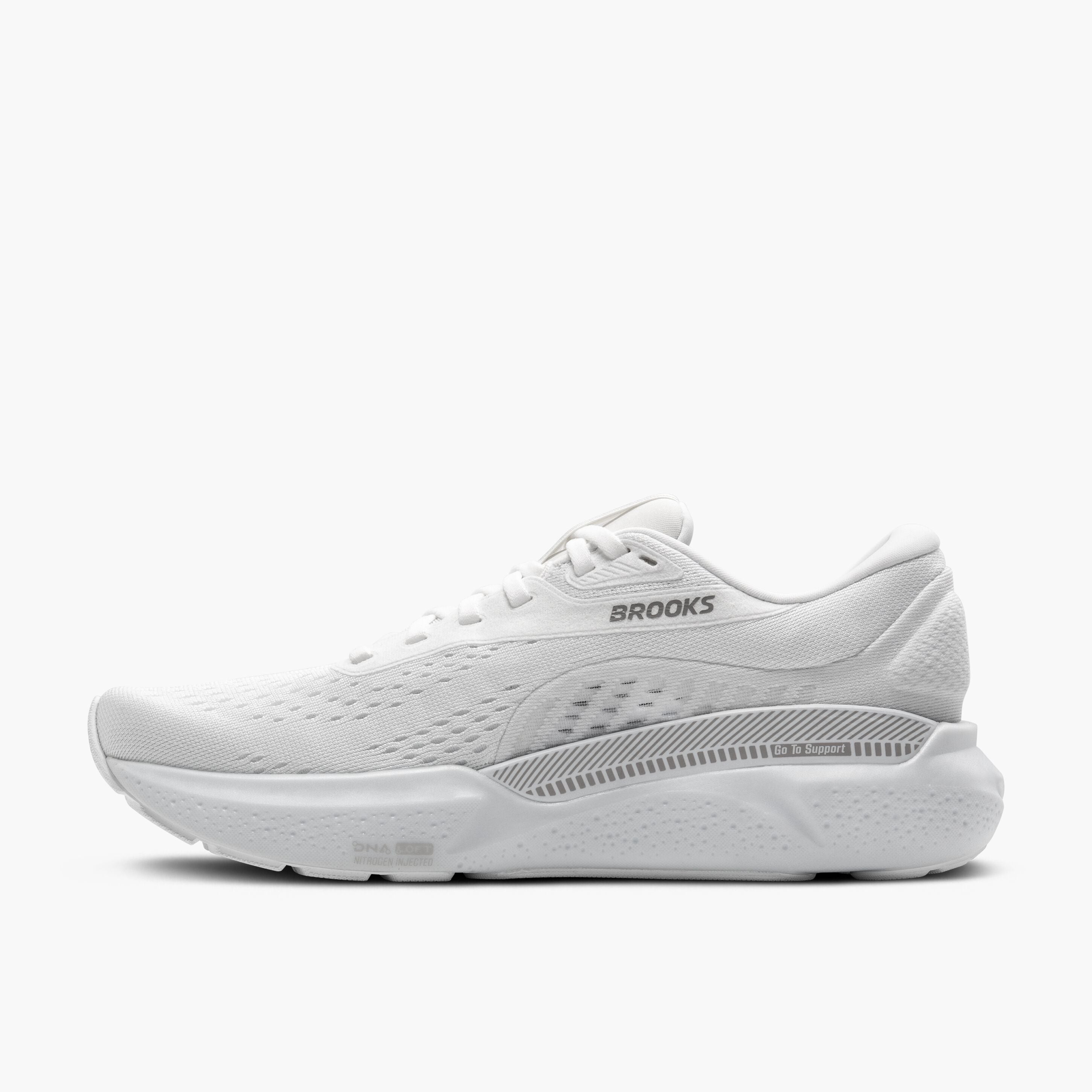 Women's Adrenaline GTS 24 Running Shoes - White/Oyster/Alloy Color - Lightweight Supportive Sneakers for Jogging, Gym Workouts & Everyday Wear