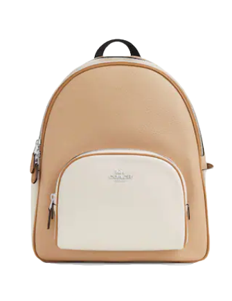 Coach Court Colorblock Backpack for Women | Stylish & Durable Designer Bag for Work, Travel & School | Perfect for Commuting, Campus & Everyday Use