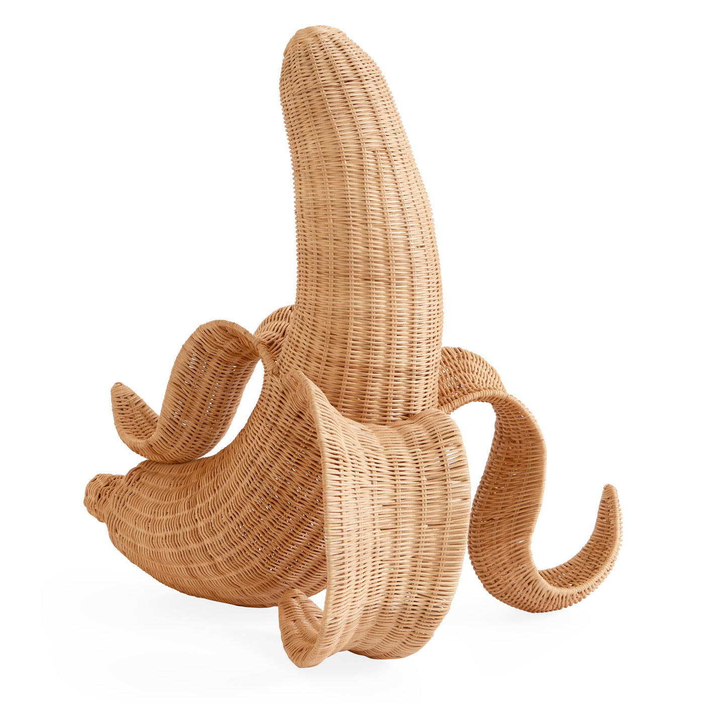 Natural Woven Wicker Banana Basket - Eco-Friendly Storage for Fruits, Kitchen, and Home Decor | Perfect for Organizing Produce, Bread, or Displaying Decor