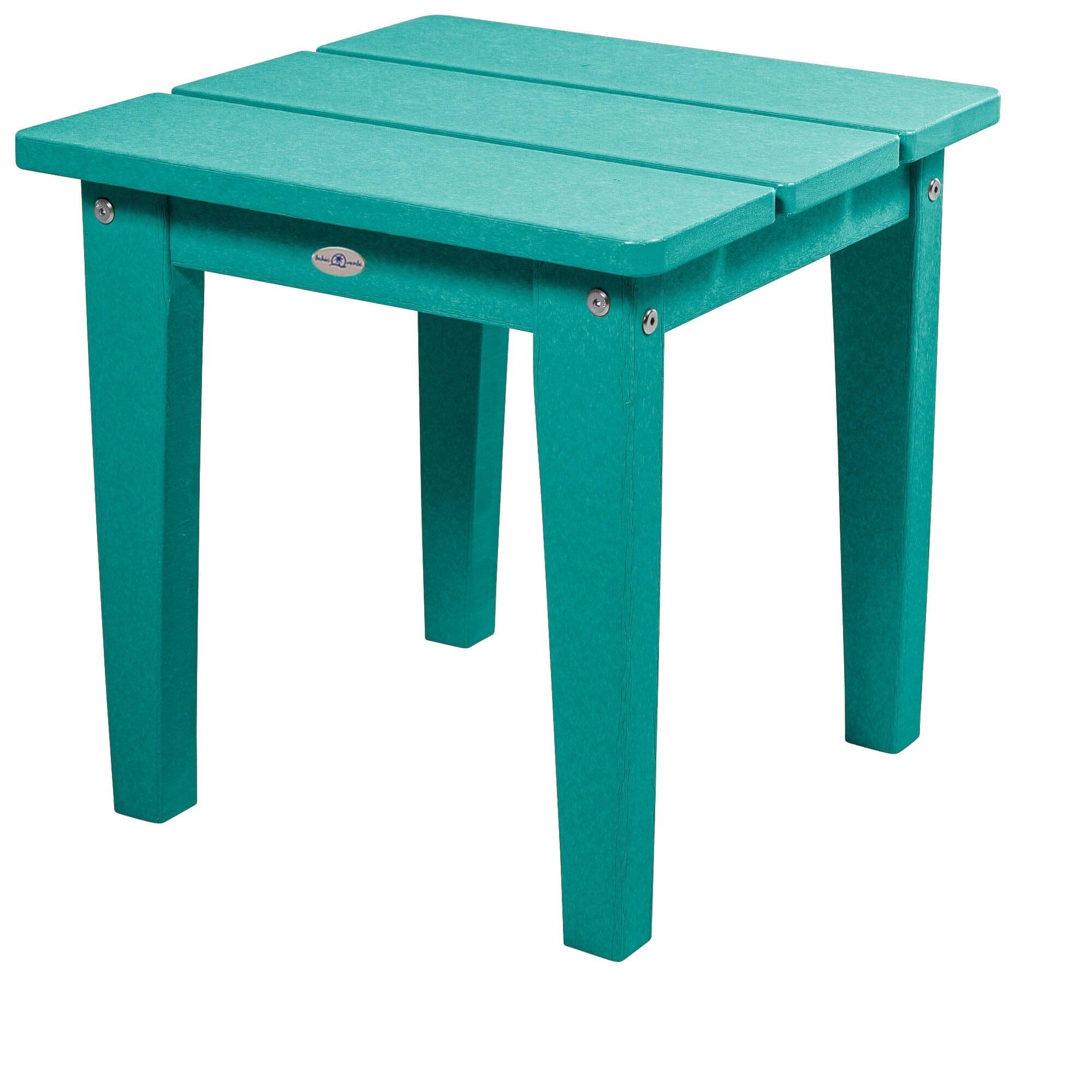Adirondack Side Table - Outdoor Patio Furniture, Waterproof & Durable Small End Table for Garden, Deck, Poolside - Perfect for Drinks, Books & Decor