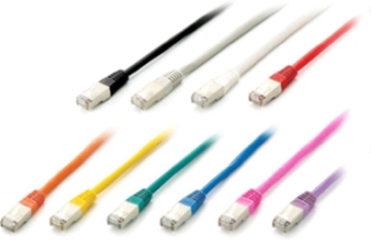 E-Quip 20m Cat6a S/FTP (S-STP) Shielded Ethernet Cable - Purple | High-Speed RJ45 Network Cable for Gaming, Streaming & Office Use