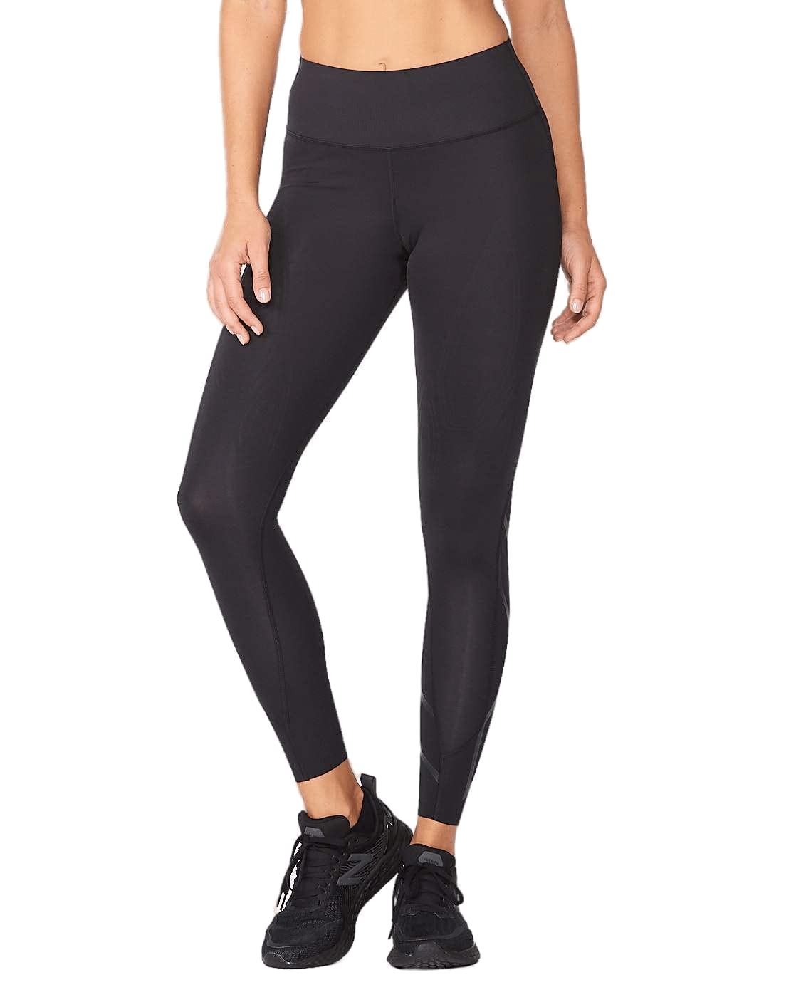 2XU Women's Compression Tights for Running & Fitness - Black/Nero, Large-Tall - Perfect for Workouts & Training