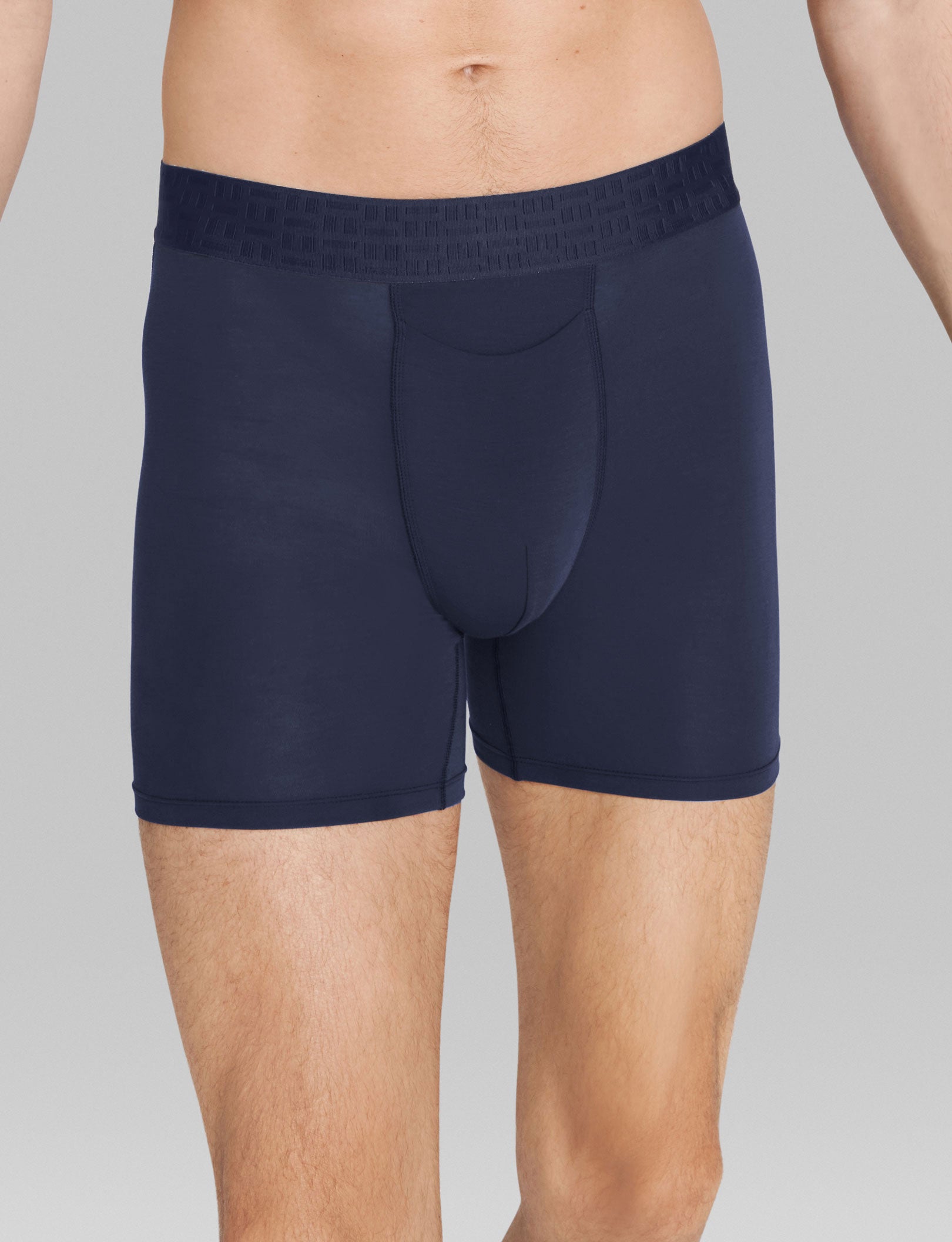 Apollo Mid Length Boxer Brief 6-Pack - Soft Breathable Men's Underwear for All-Day Comfort - Perfect for Workout, Travel & Everyday Wear