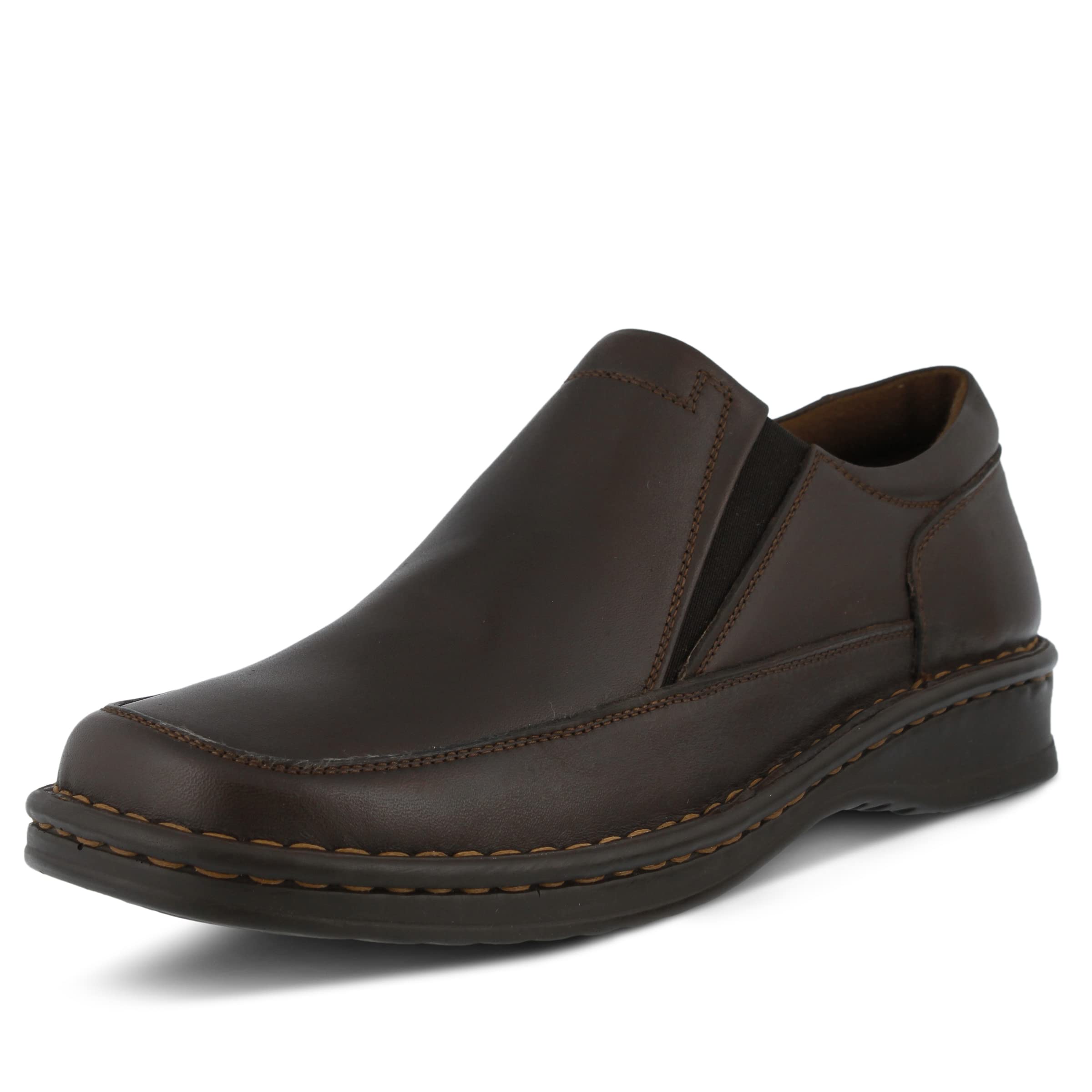 Spring Step Men's Enzo Loafer Flat - Comfortable Slip-On Dress Shoes for Business & Casual Wear | Perfect for Office, Travel & Everyday Use