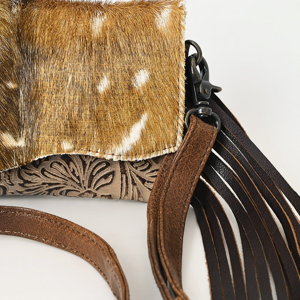 American Darling ADBG1434 Genuine Leather Crossbody Purse for Women - Western Style Handbag for Everyday Use, Travel & Date Nights