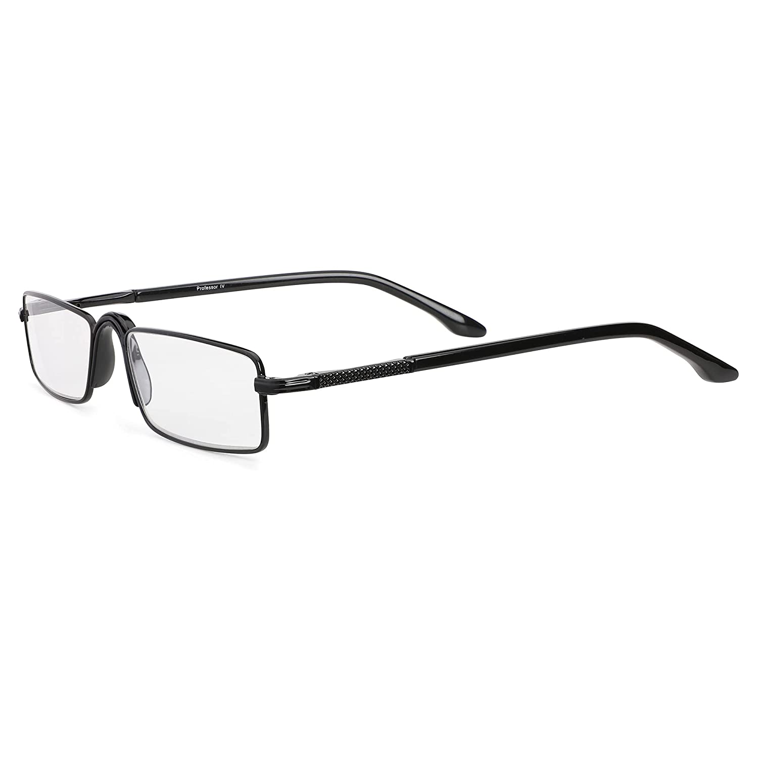 Premium Full Rim Reading Glasses with Fixed Nose Pad - Comfortable & Stylish for Reading, Computer Work & Daily Use