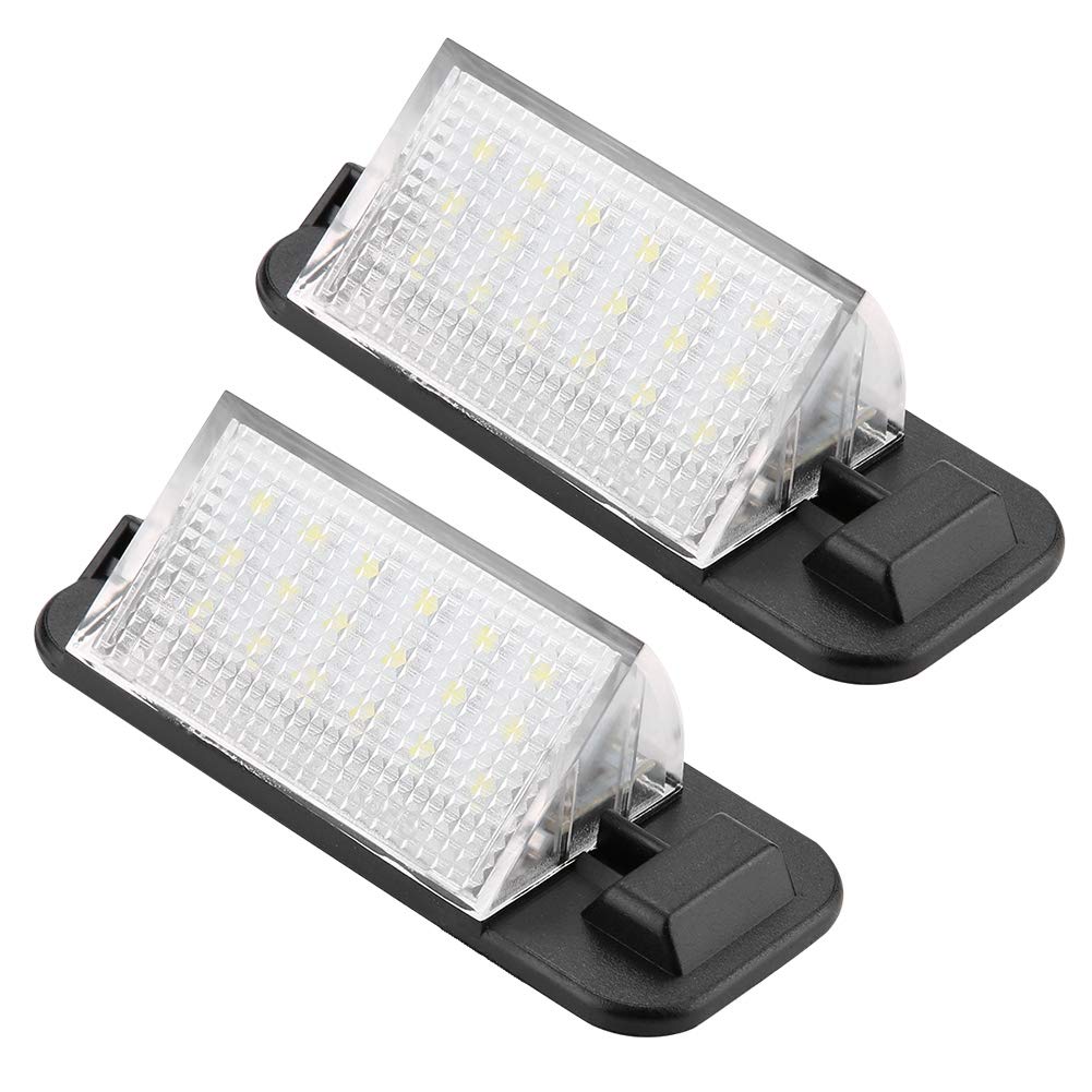 Aramox 2-Pack LED License Plate Lights - Super Bright LED Beads for Car Tag Light, Number Plate Lamp Bulb - Compatible with BMW E36 1992-1998 Models - Perfect for Night Driving & Enhanced Vehicle Appearance