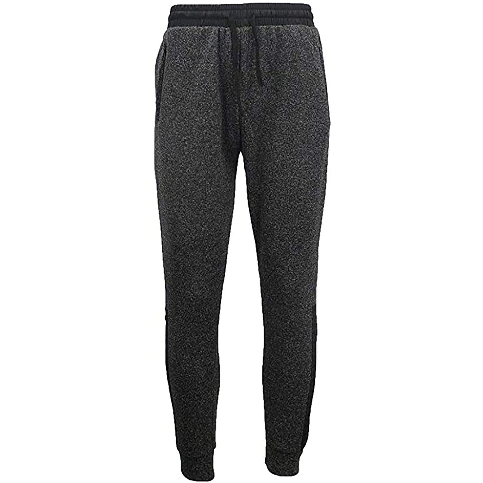 queshizhe Men's Joggers - Casual Sport Pants with Pockets, Cuffed Hem & Zip Sweat Design - Retro Track Pants for Running, Gym & Lounge Wear
