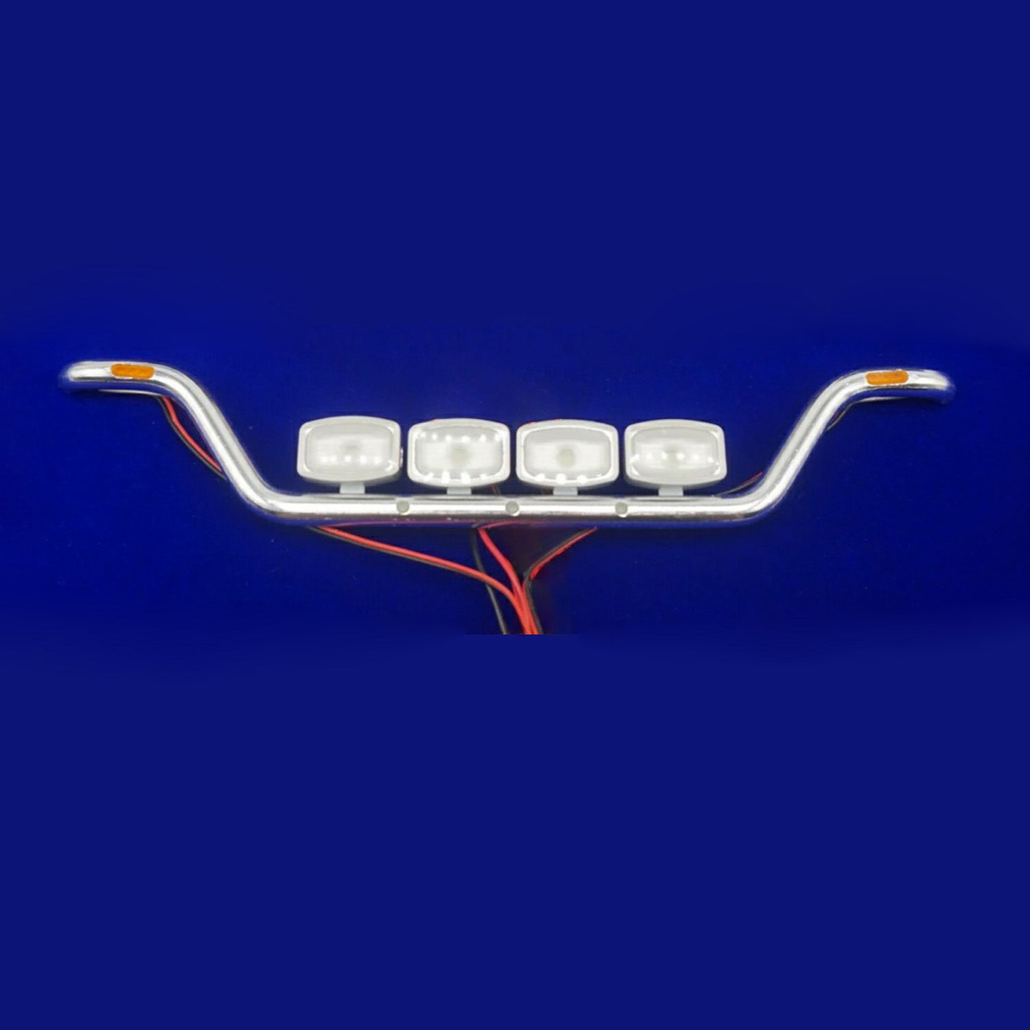 1/14 Scale RC Tractor Truck Aluminum LED Light Bar - Compatible with 56323, 56371, 770S, R620, R730, 1851 Remote Control Cars - DIY Model Accessories for Night Crawling & Off-Road Racing