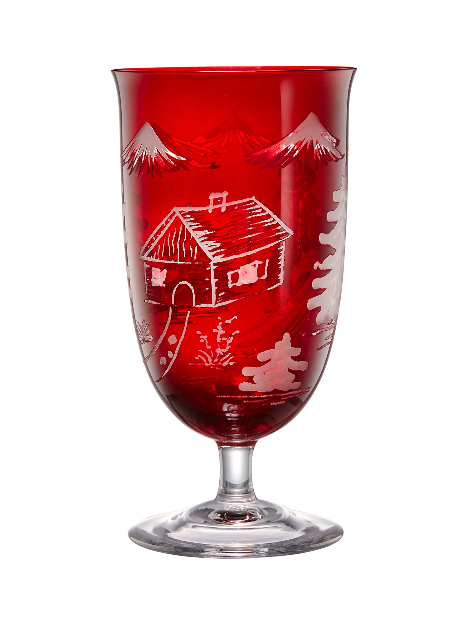 Personalized Engraved Crystal Skier Wine Glass - Elegant Gift for Ski Enthusiasts & Wine Lovers - Perfect for Après-Ski Parties, Winter Celebrations & Holiday Toasts