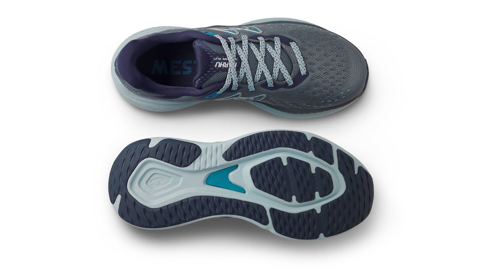 Men's Mestari Run Stormy Weather/Ether - Lightweight Running Shoes for Men - All-Weather Performance Sneakers - Perfect for Jogging, Gym Workouts & Outdoor Activities