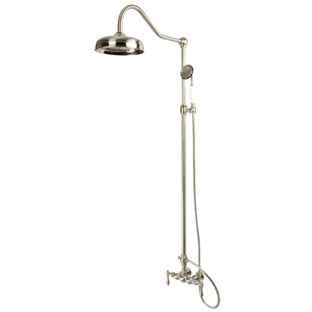 Rain Drop Shower System Combo - Luxury Rainfall Shower Head with Handheld Sprayer, 8 Inch Chrome Finish - Perfect for Spa-Like Bathroom Experience & Relaxing Shower Time