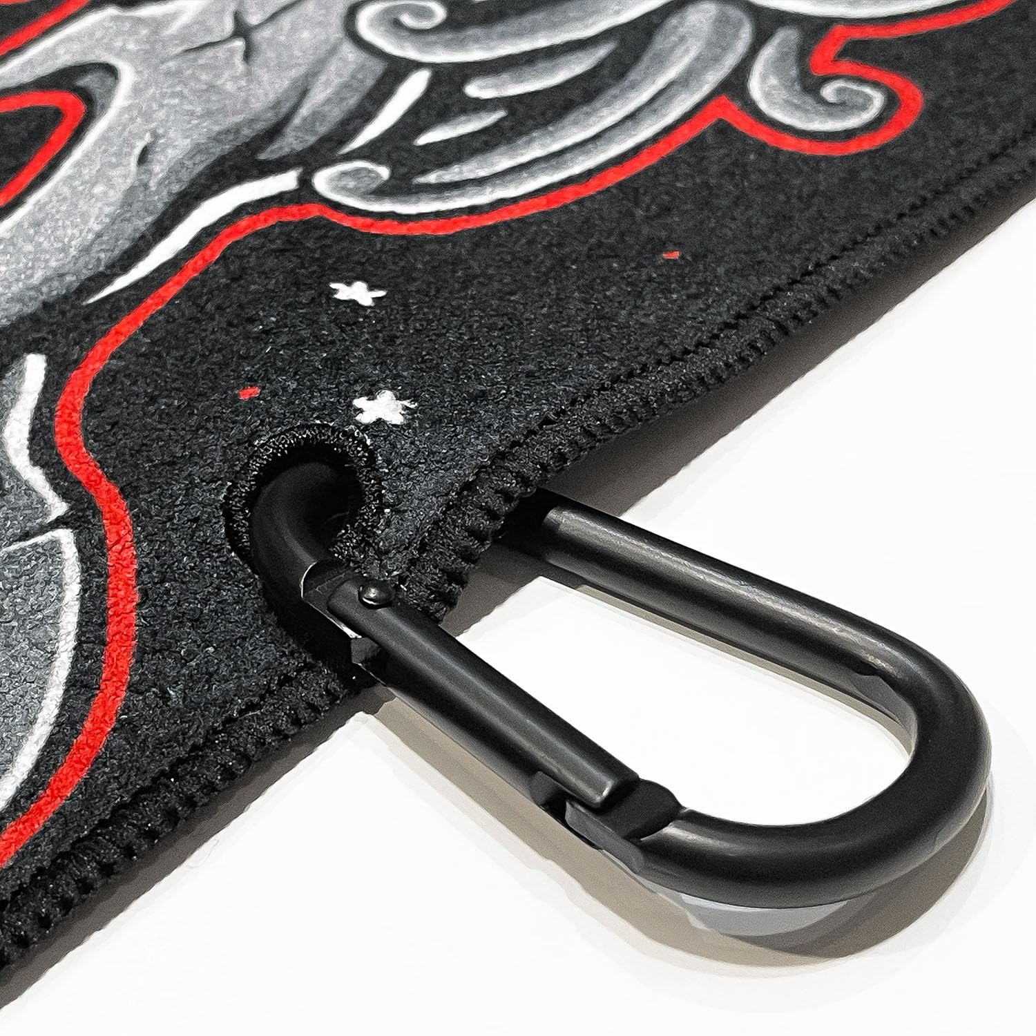 RokFit Multi-Use Sports Towel - Gym, Golf & Outdoor Utility Towel with Carabiner Clip | Bold Graphic Design (Struggle Makes Strength) | Perfect for Workouts, Golfing & Active Lifestyles