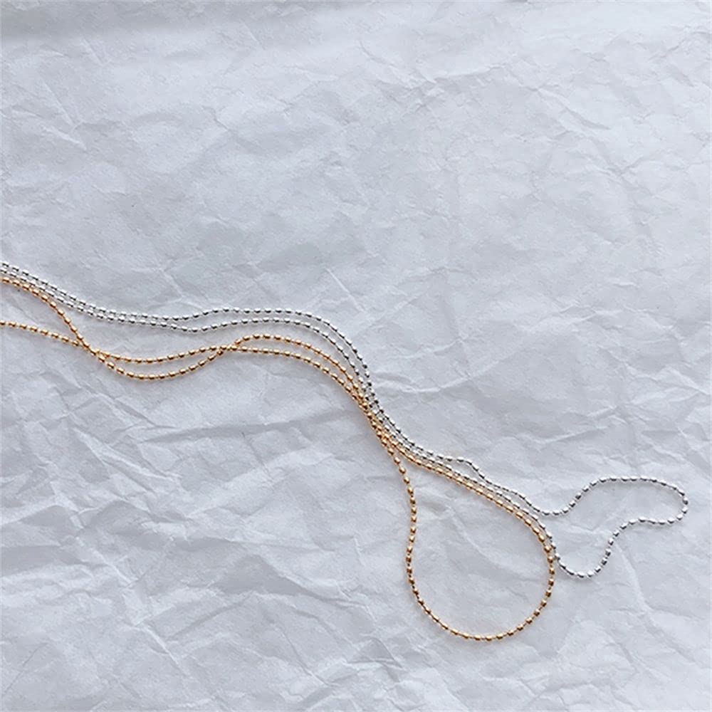 DIY Nail Art Metal Chain - 0.8mm Silver Ball Nail Decorations for Manicure | Professional Nail Accessories for Salon, Party & Special Occasions