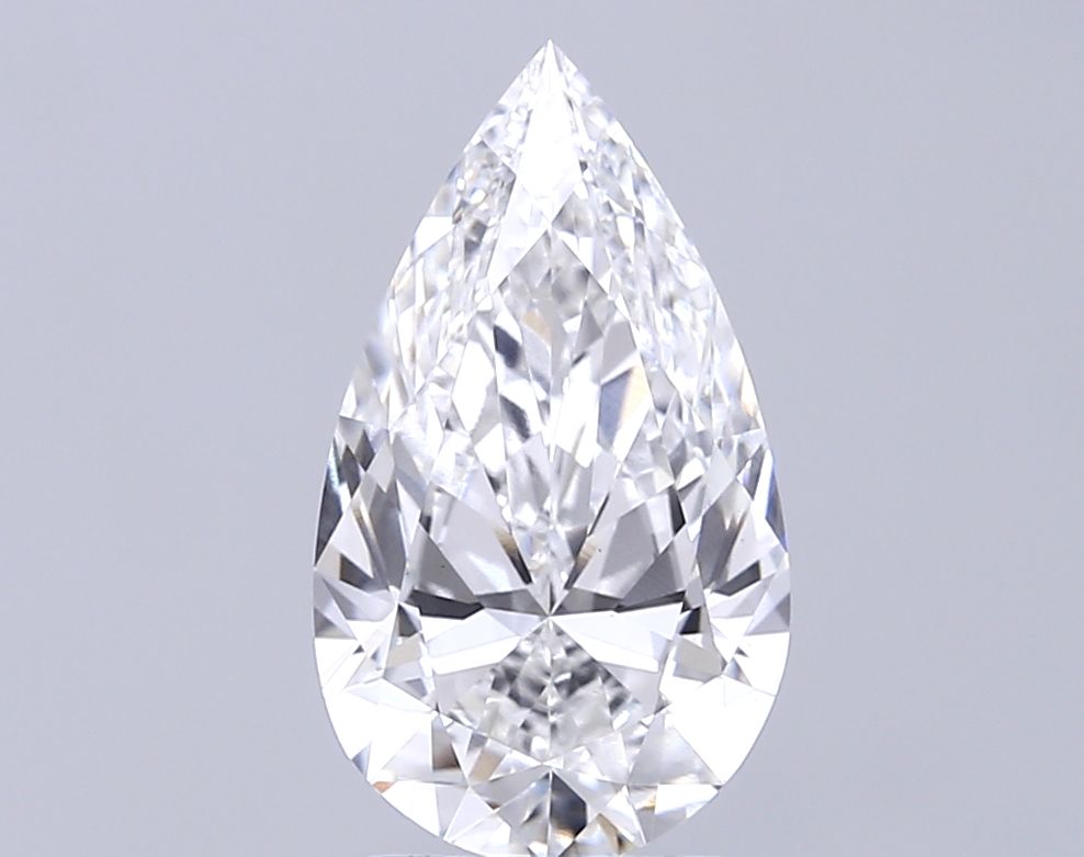 2.81 Carat F VS1 Pear Lab Grown Diamond - Elegant Engagement Ring & Wedding Jewelry for Women