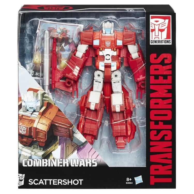 Transformers Combiner Wars Voyager Scattershot Action Figure - Collectible Robot Toy for Kids & Adults - Perfect for Display, Play, and G1 Fans Collection