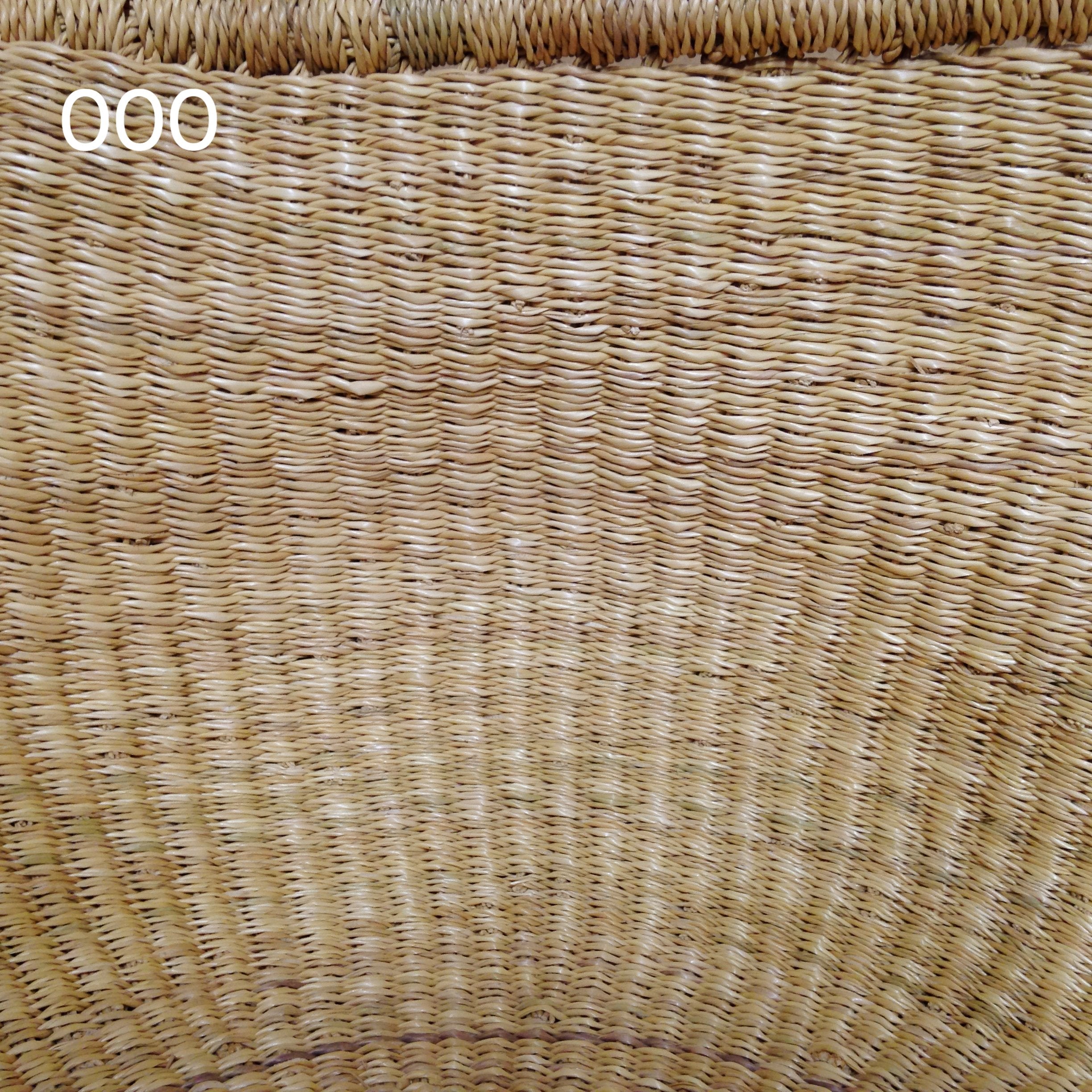 Handwoven Large Bolga Basket - Natural African Storage Basket for Home Decor, Picnics & Beach Trips | Perfect for Organizing Blankets, Toys & More