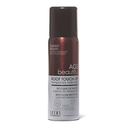 Age Beautiful Root Touch Up Spray 2 oz - Temporary Hair Color for Gray Coverage - Quick & Easy Root Concealer for At-Home & On-The-Go Touch Ups