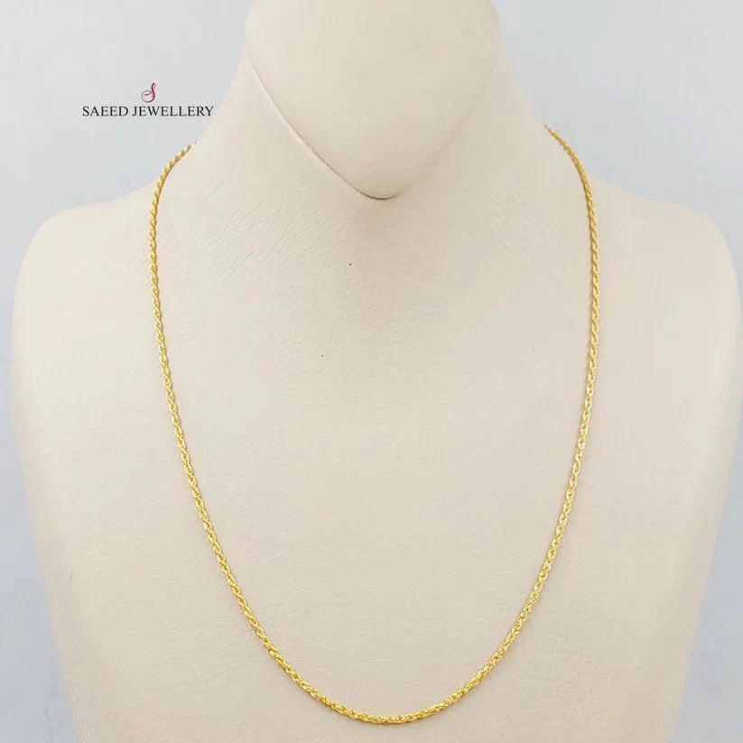 2mm Rope Chain Necklace for Men & Women - Durable Stainless Steel Jewelry for Everyday Wear, Gifts & Special Occasions