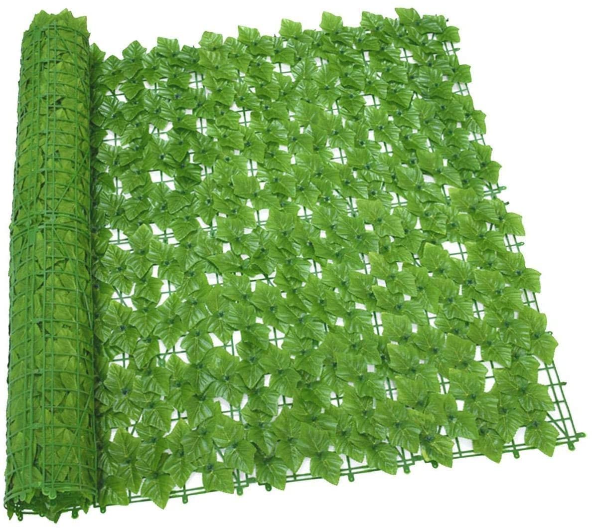 Artificial Leaf Privacy Screen for Garden Decor - 100x500cm Green Faux Foliage Fence Panel | Perfect for Outdoor Landscaping, Wedding Backdrops & Patio Privacy Screens