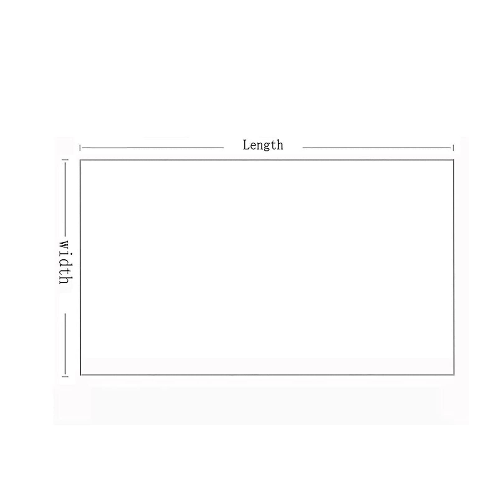 Clear PVC Chair Mat for Hardwood Floors - 1.5mm Thick Protective Desk & Dining Room Floor Mat - Cuttable Plastic Runner Rug for Kitchen, Office, Cycling Bike & Table Chairs (60/80/90/100/120cm Wide, 100-600cm Length) - Perfect for Home Office, Dining Areas & Floor Protection