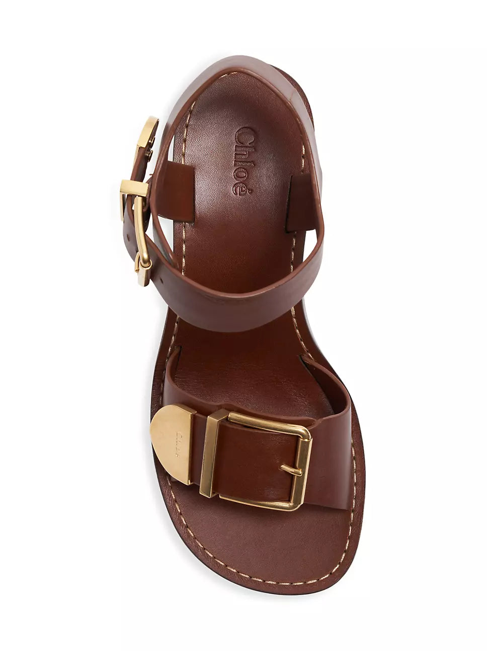 Rebecca Gold Heel Sandals - 70mm Brown Leather High Heels for Women | Perfect for Weddings, Parties & Evening Events