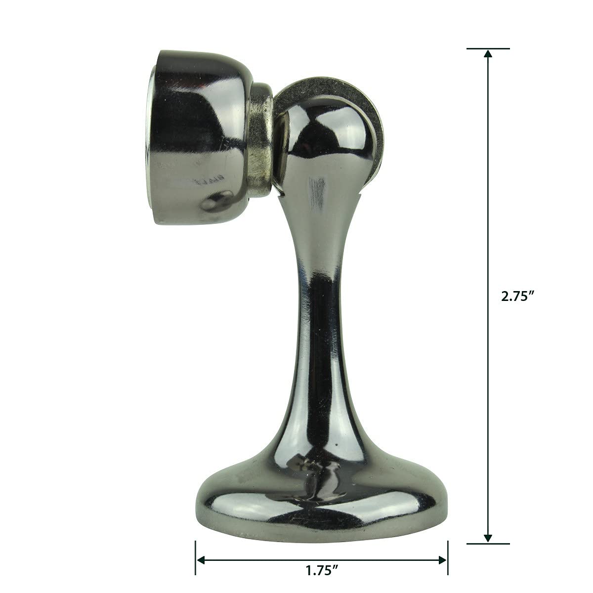 **10 Pack Black Magnetic Door Stopper - Heavy Duty Zinc Alloy Nickel Finish Door Holder with Soft Bumper & Mounting Hardware | Secure Open Doors for Kids, Pets & Home Safety | Ideal for Bedrooms, Offices & Renovations**