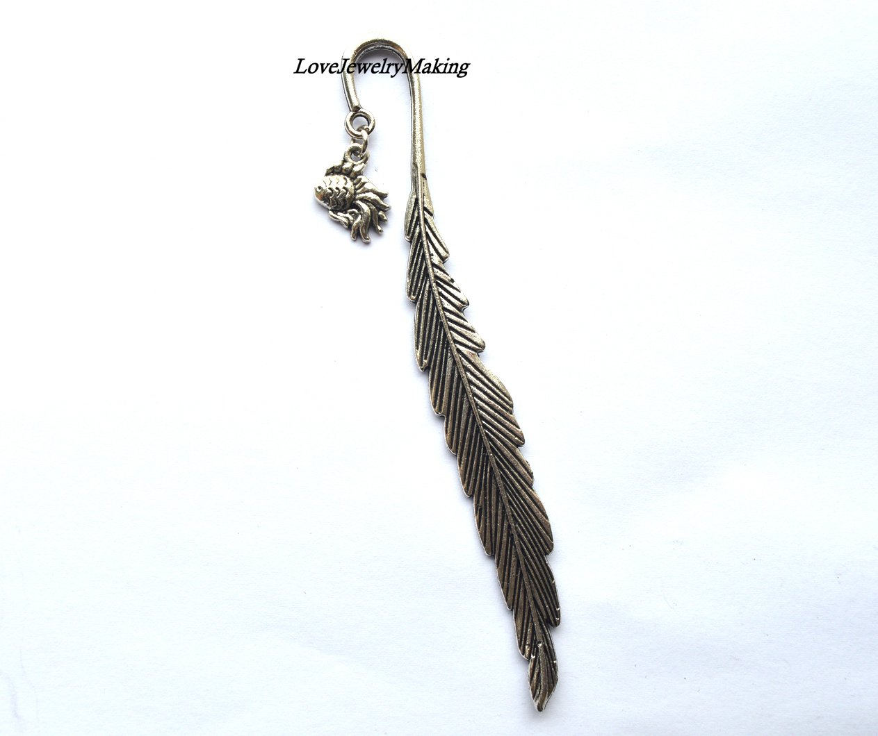 Handmade Goldfish Metal Bookmark - Unique Teacher Gift & Book Accessory for Book Lovers - Perfect for Reading, Studying, and Bookworm Gifts