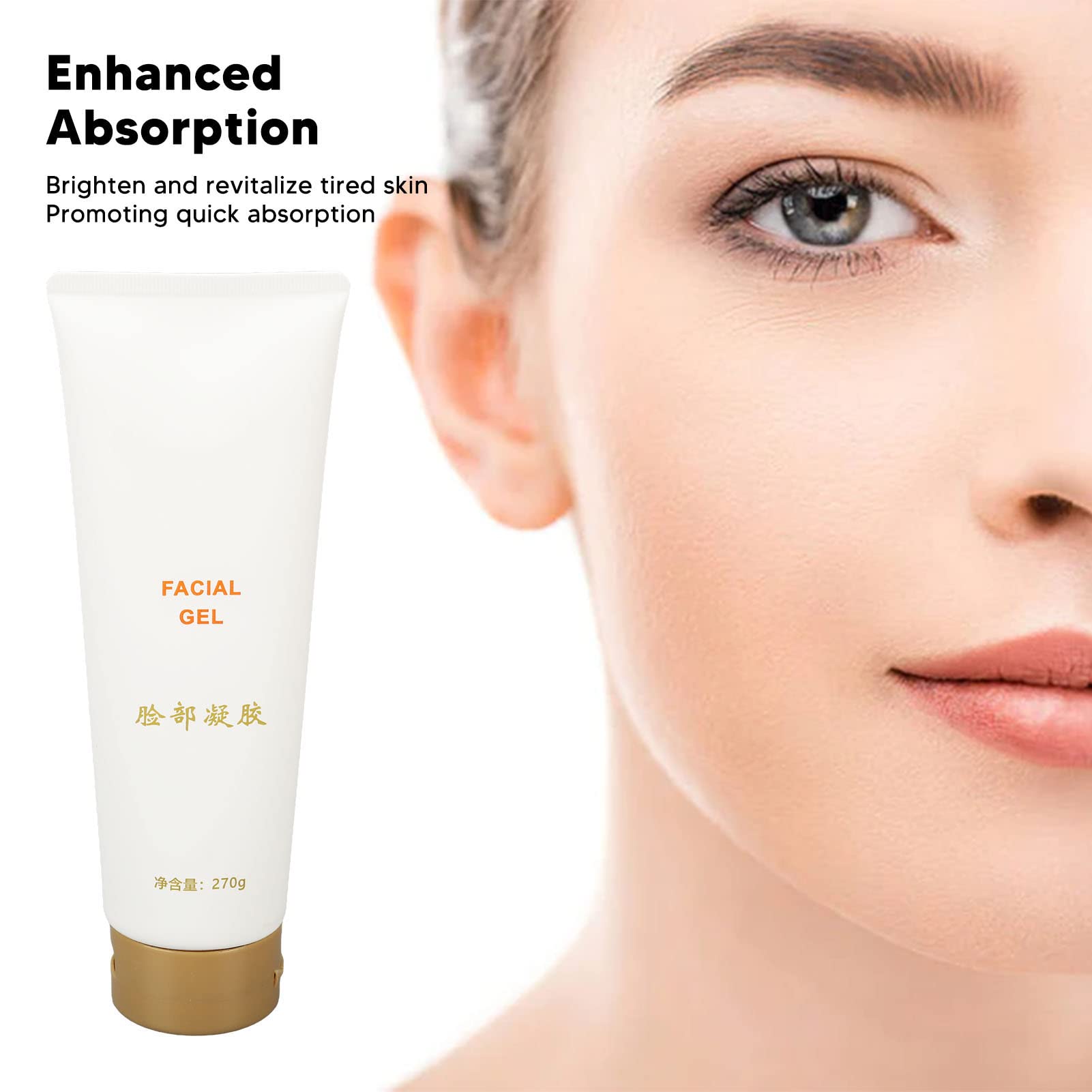 Professional Facial Toning Conductive Gel 270g - Skin Tightening & Absorption Booster for Cavitation Machines | Salon-Grade Treatment for Wrinkle Reduction & Skin Rejuvenation | Perfect for RF, Ultrasound & Beauty Salon Procedures