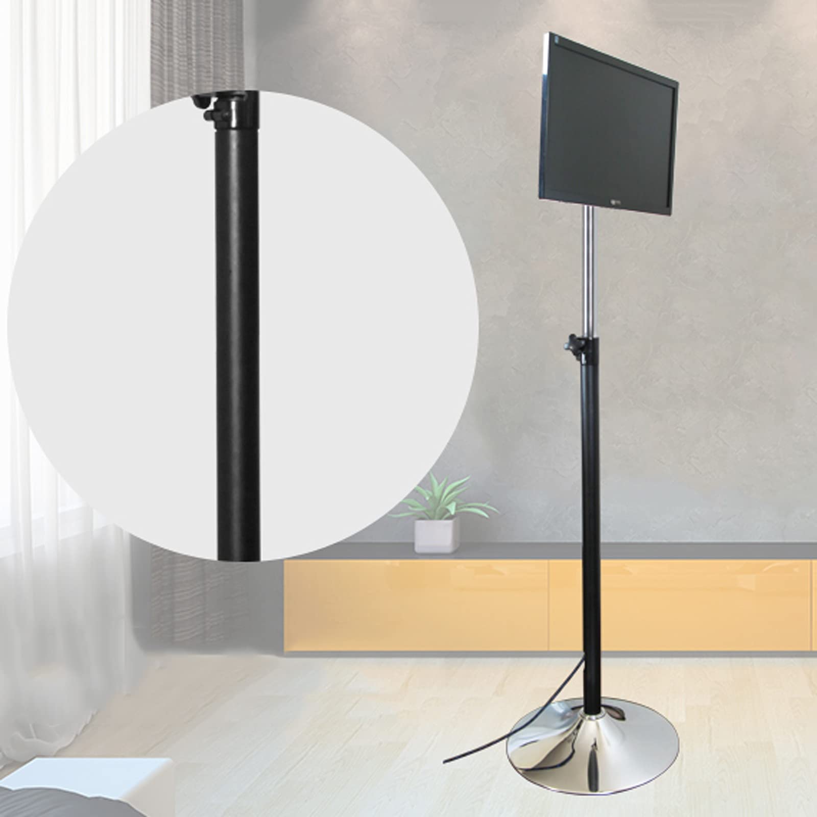 Adjustable Floor Standing Monitor Stand for 13