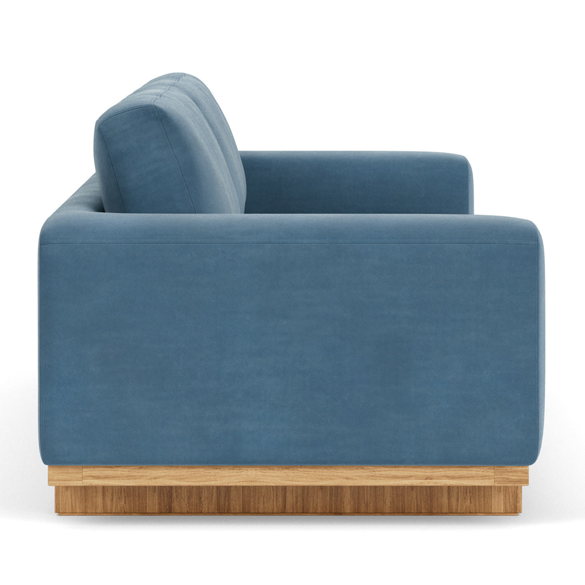 Luxury Aya Velvet 4-Seater Sofa - Soft Fabric Upholstered Couch for Living Room, Lounge & Home Theater - Modern Comfortable Sectional Sofa for Family & Guests