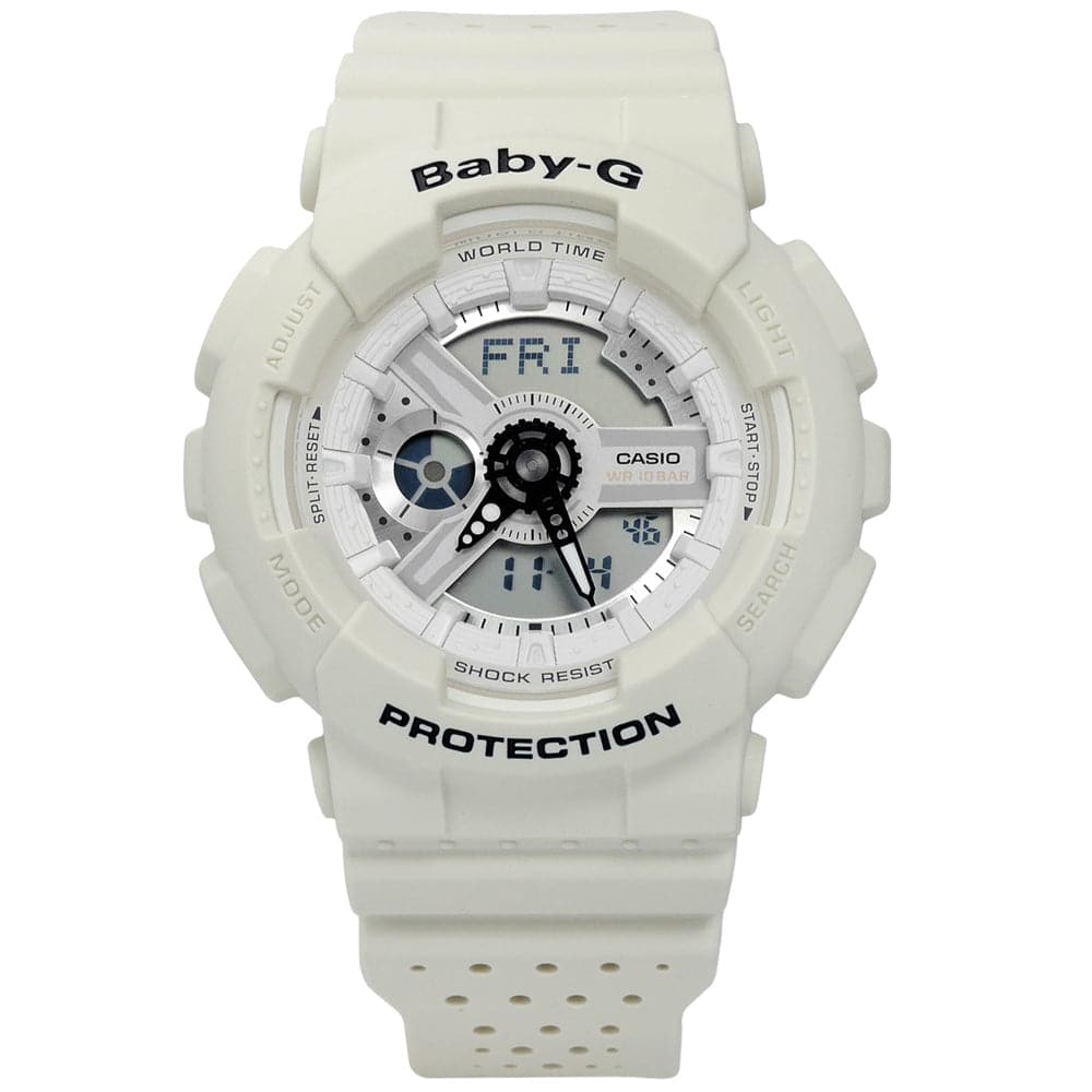 Casio Baby-G BA-110PP-7ADR Digital Sport Watch for Women - Shock Resistant, Water Resistant, LED Light - Perfect for Running, Swimming & Outdoor Activities
