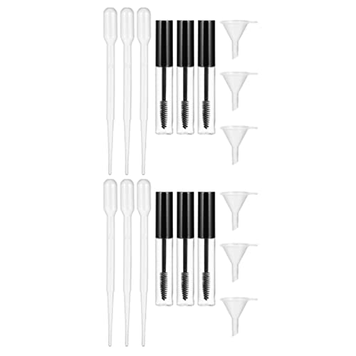 FOMIYES Refillable Empty Lip Gloss Tubes with Applicator Wand, Funnel & Dropper - DIY Lip Balm Containers for Homemade Lip Gloss, Lip Oil & Makeup - Perfect for Beauty Salons, Personal Use & Gifts