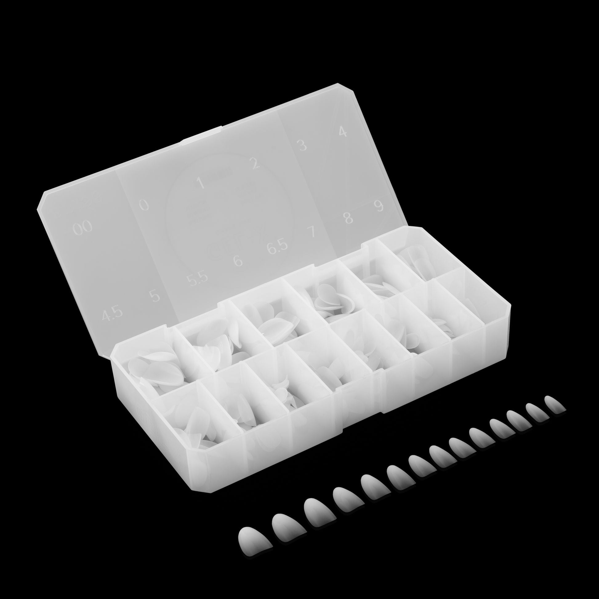 Apres Gel X Natural Round Short Nail Tips - 210 Pcs Kit for DIY Manicure | Soft Pink Ombre French Tips | Salon Quality Press On Nails for Home & Professional Use | Perfect for Weddings, Parties & Everyday Wear